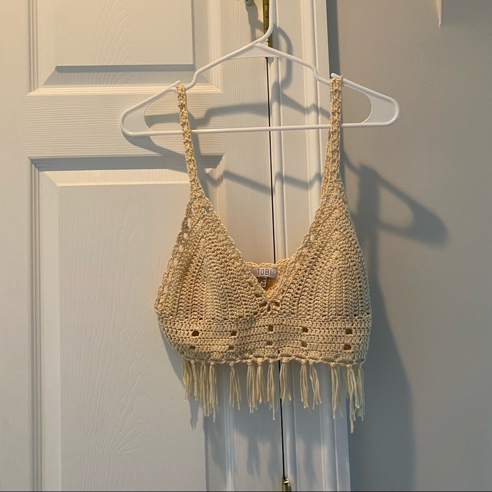 Tobi crotchet crop top